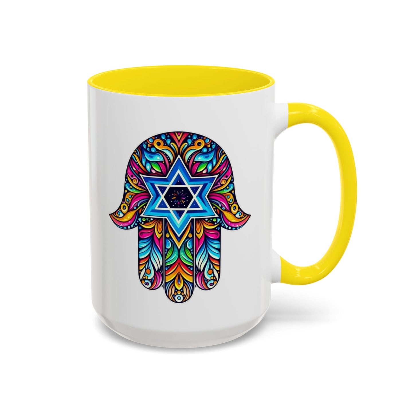 Hamsa Star of David Mug