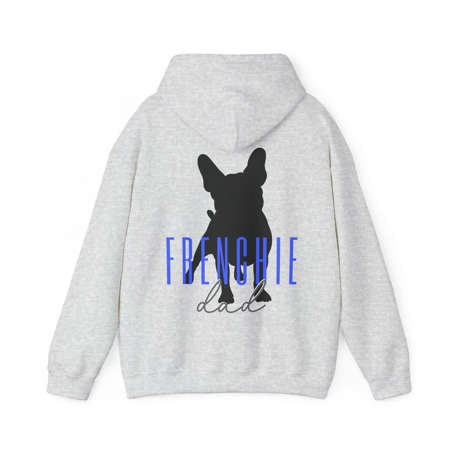 Frenchie Dad Hoodie- Blue