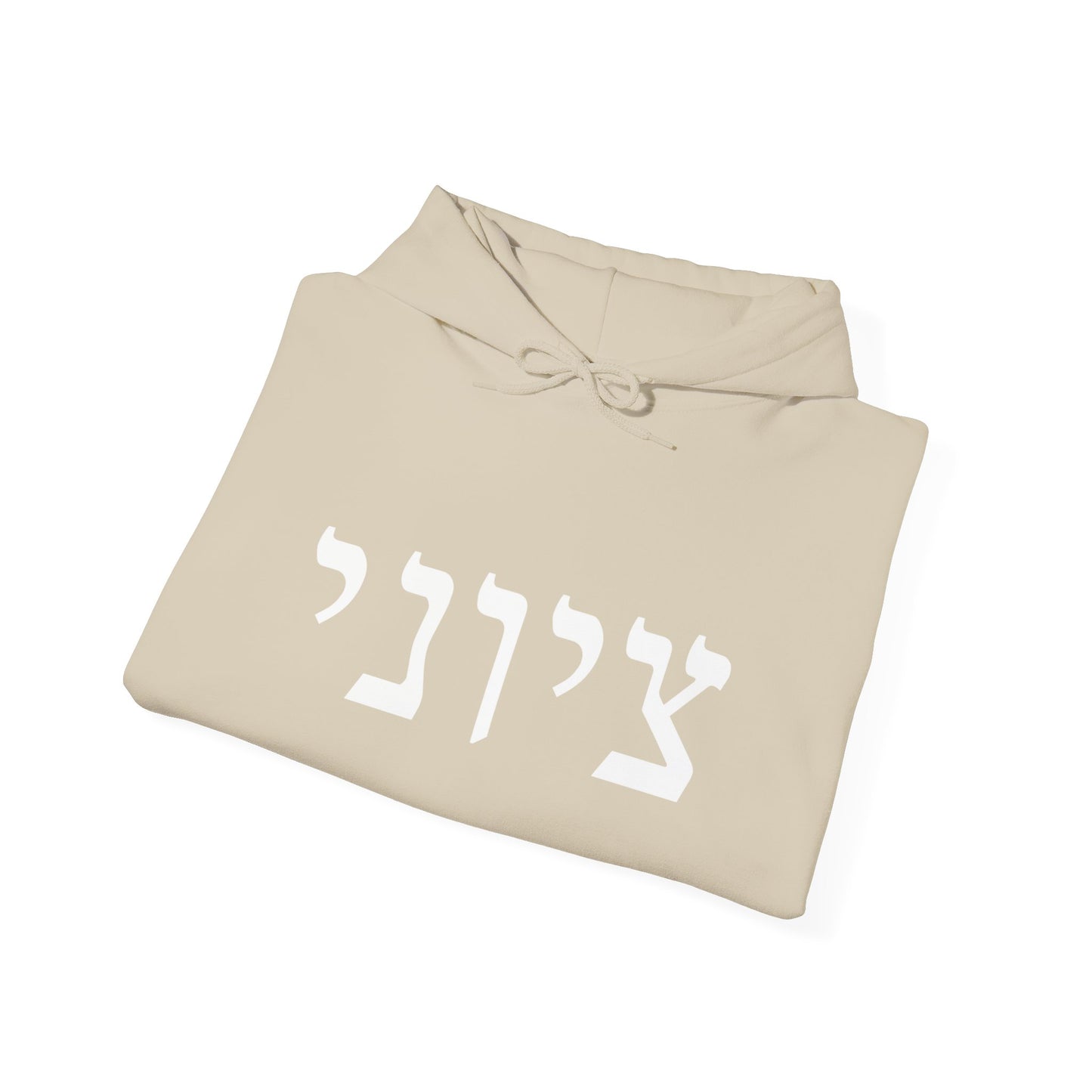 Zionist Hebrew 9M Hoodie (for him)