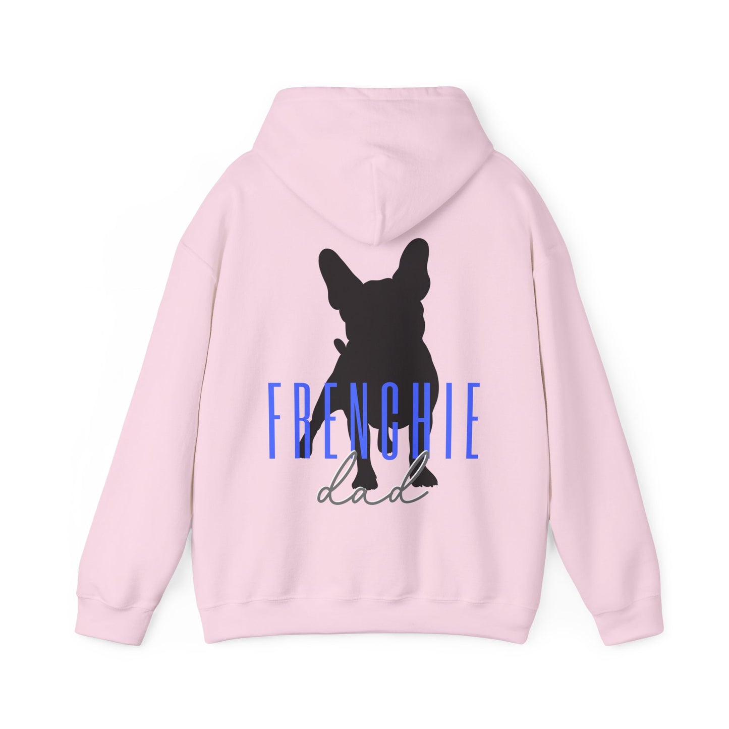 Frenchie Dad Hoodie- Blue