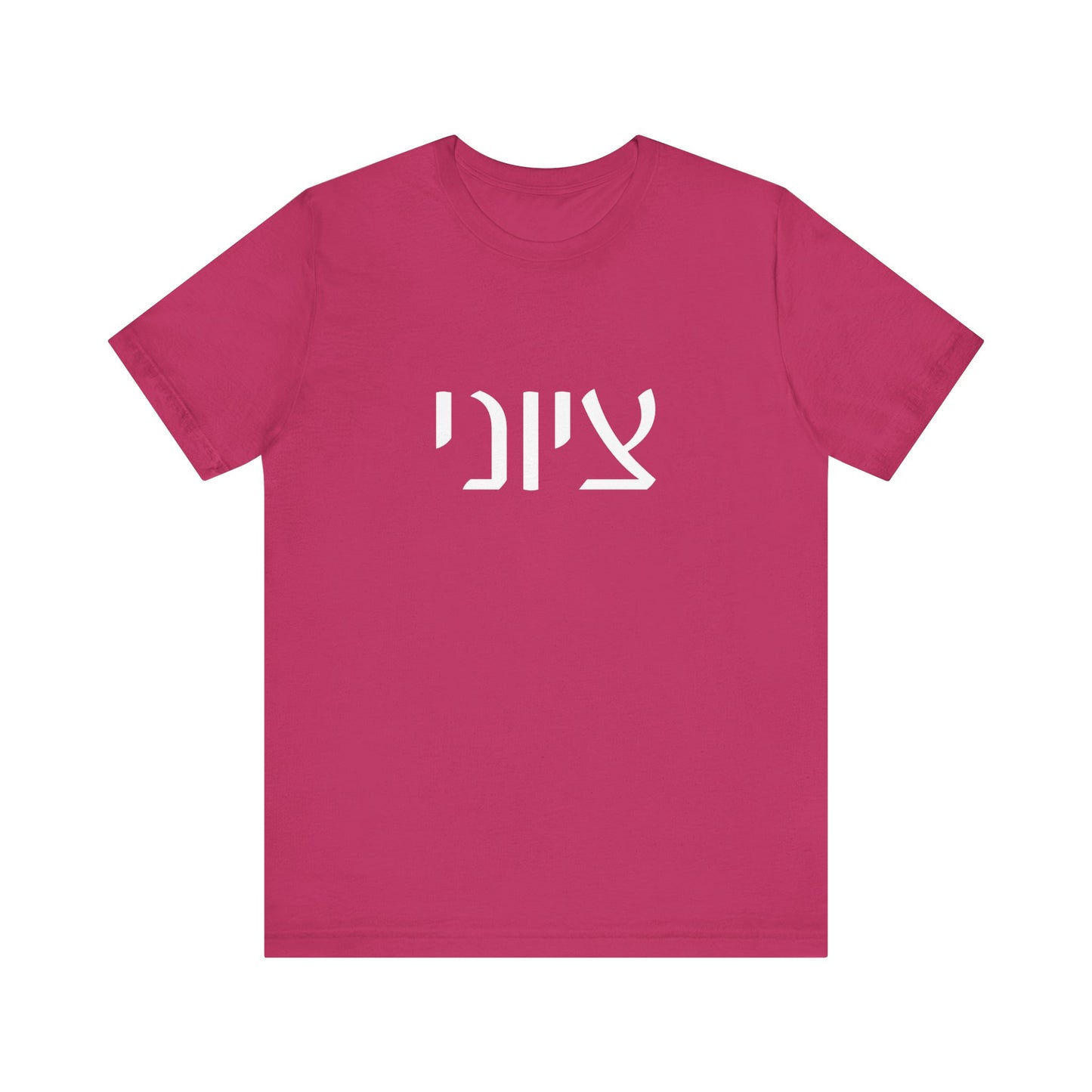 Zionist Hebrew 7M Man Tshirt