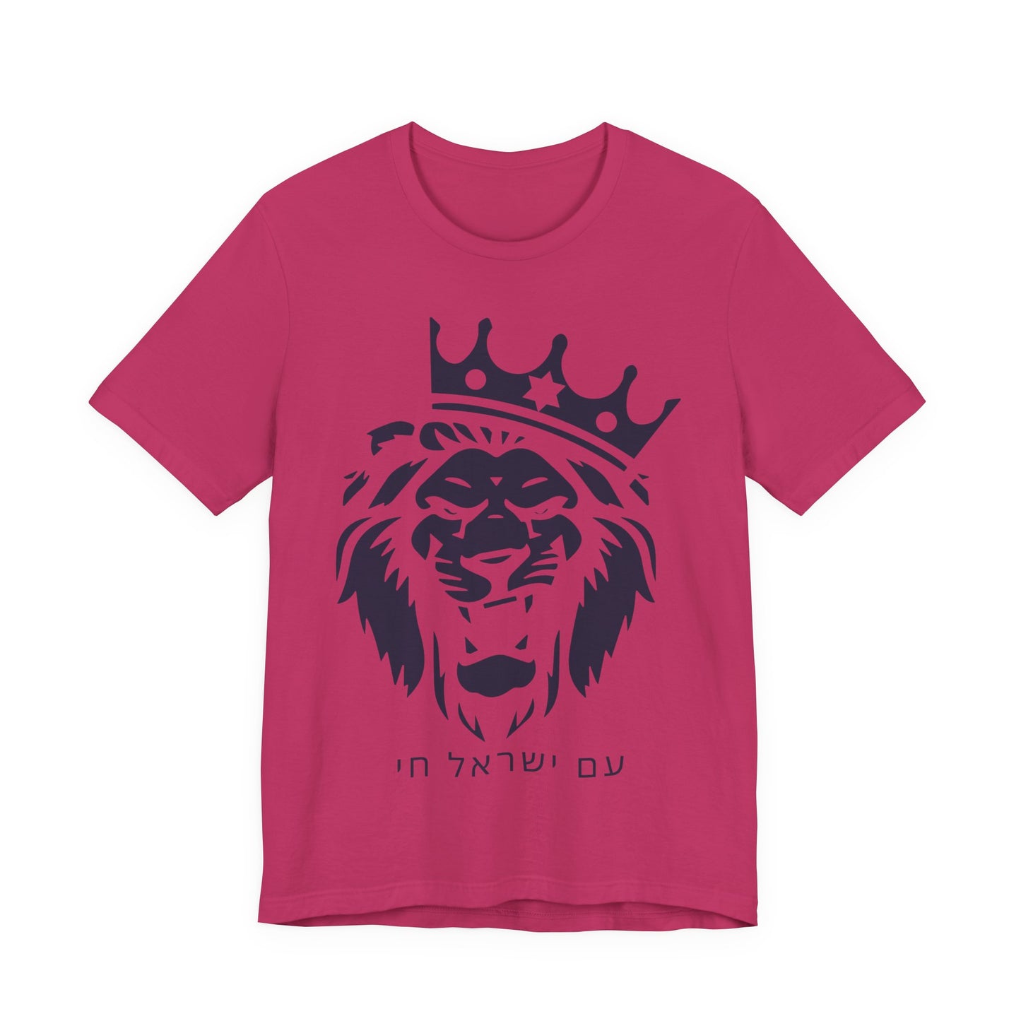 Am Yisrael Chai Hebrew T-Shirt W/ Lion