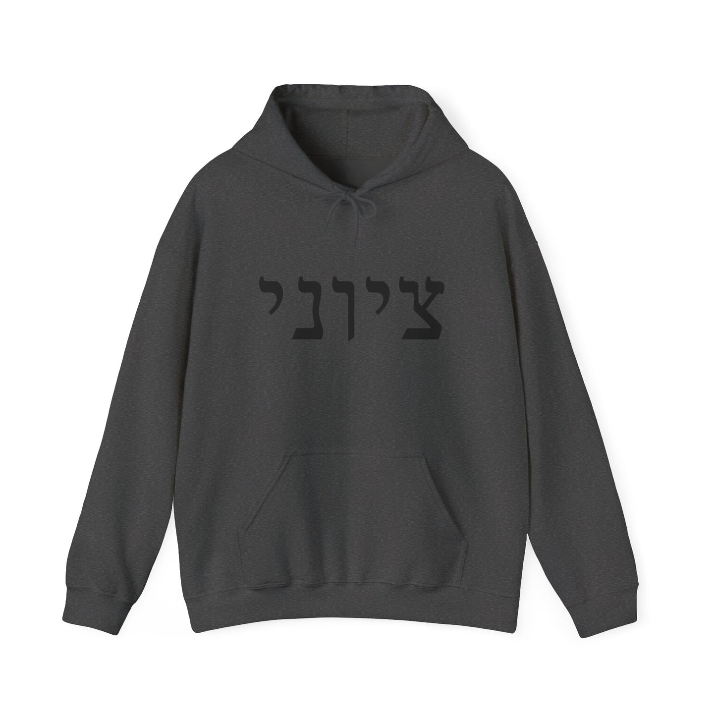 Zionist Hebrew 9M Hoodie (for him)