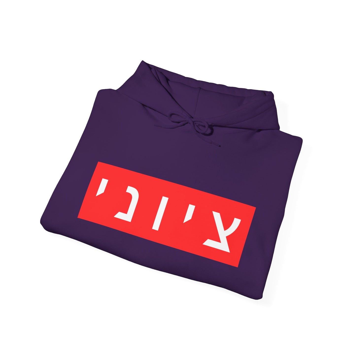 Zionist Hebrew Hoodie (for him)