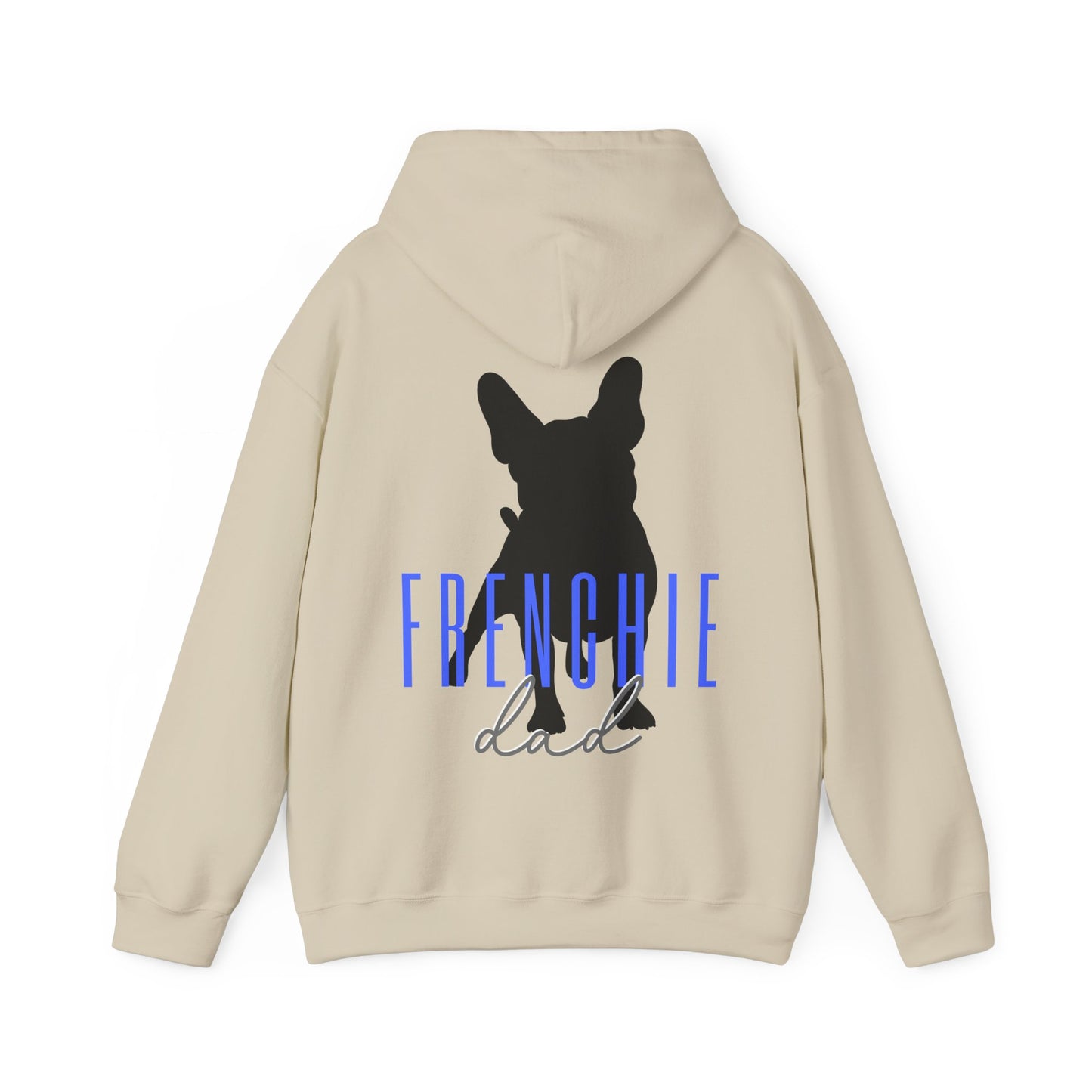 Frenchie Dad Hoodie- Blue