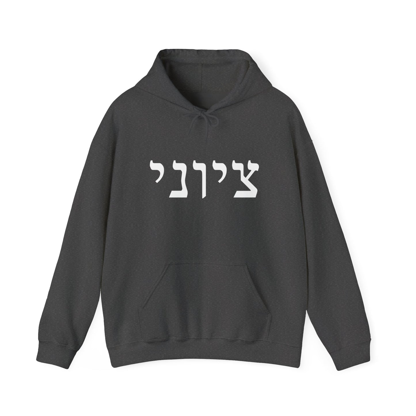 Zionist Hebrew 9M Hoodie (for him)