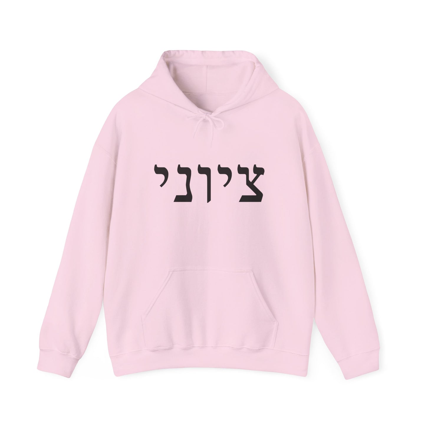 Zionist Hebrew 9M Hoodie (for him)
