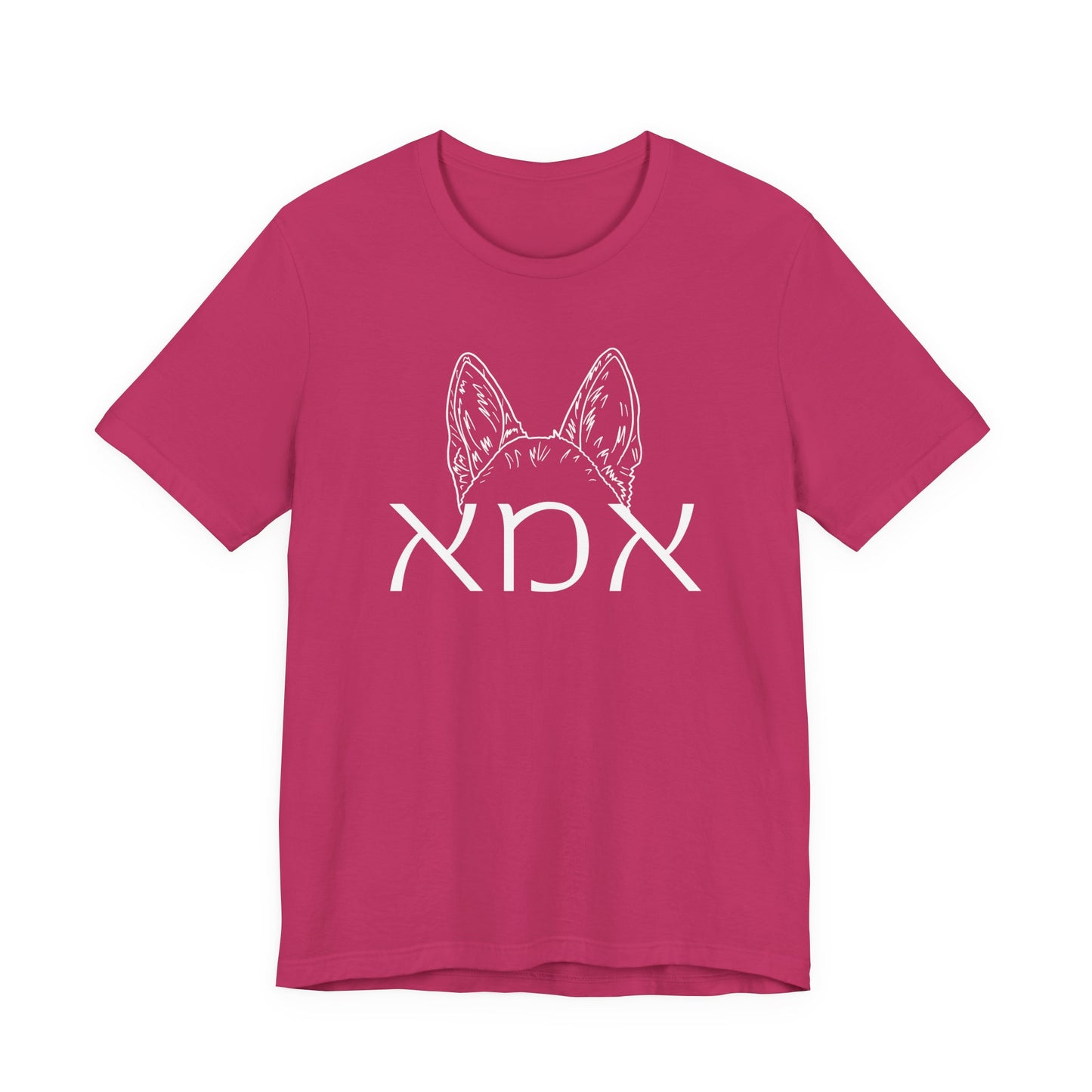 Custom Hebrew Dog Mom Tshirt