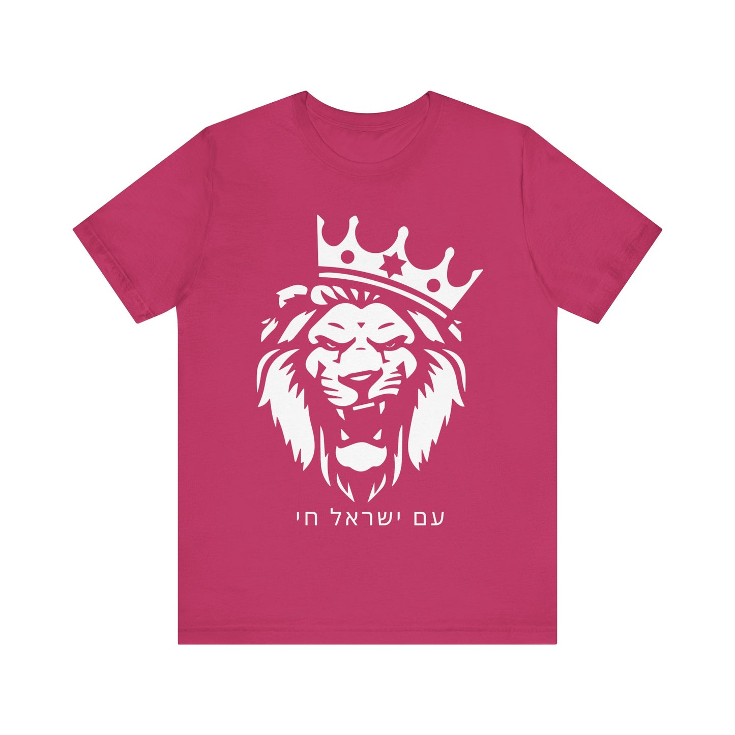 Am Yisrael Chai Hebrew Tshirt W/ Lion
