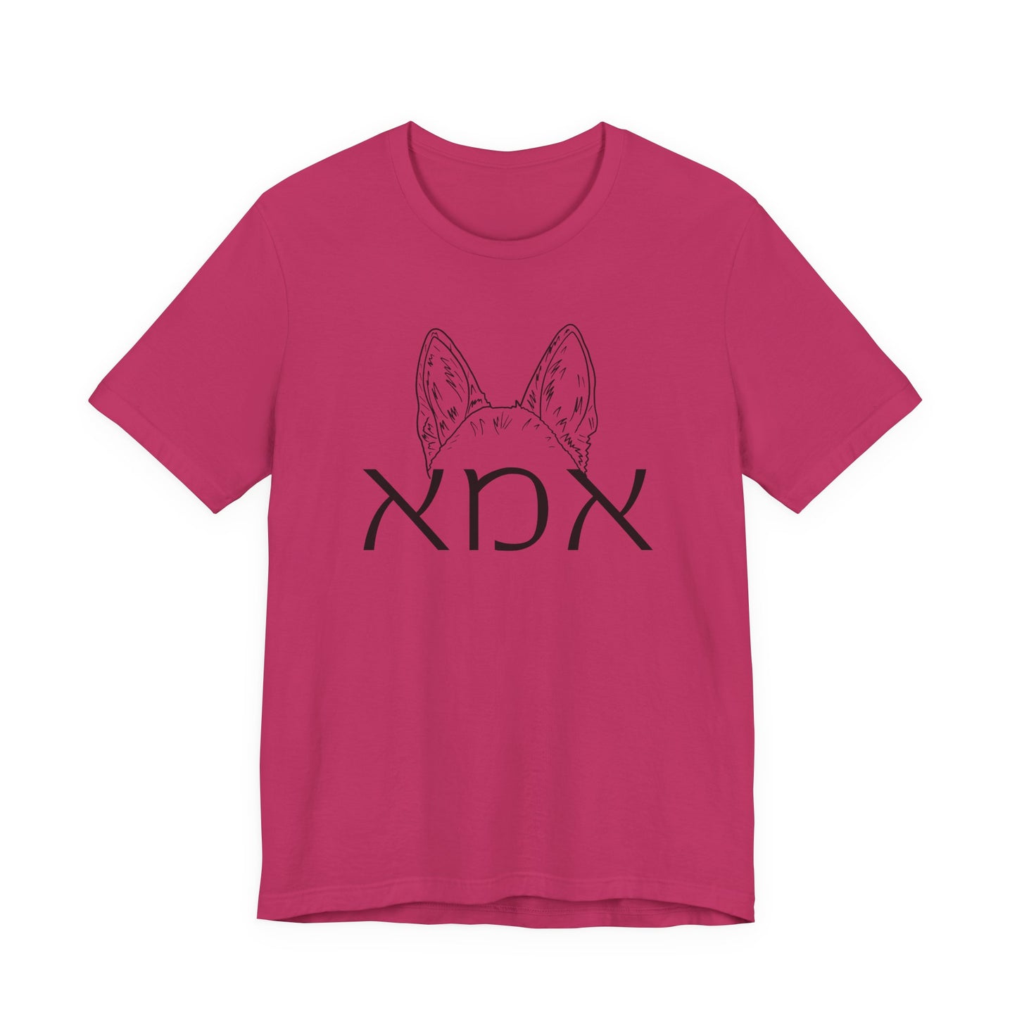 Custom Hebrew Dog Mom Tshirt