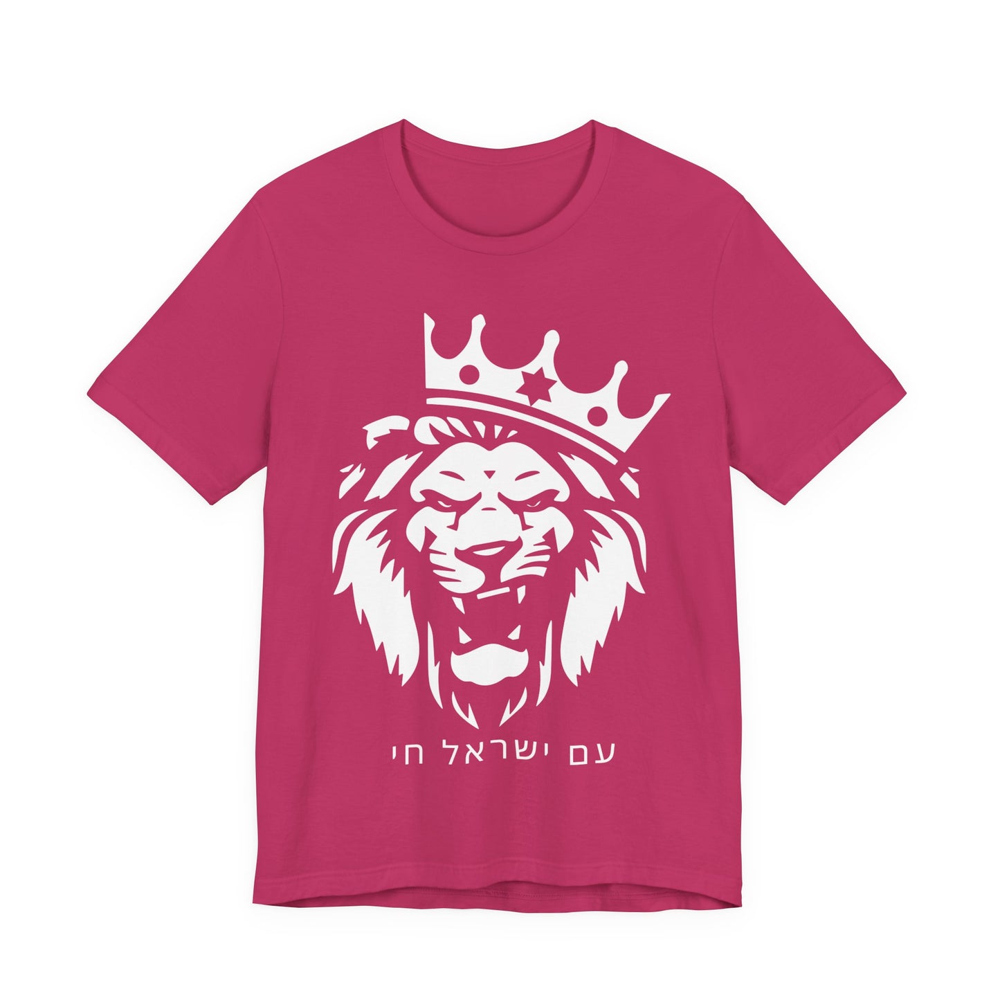 Am Yisrael Chai Hebrew Tshirt W/ Lion