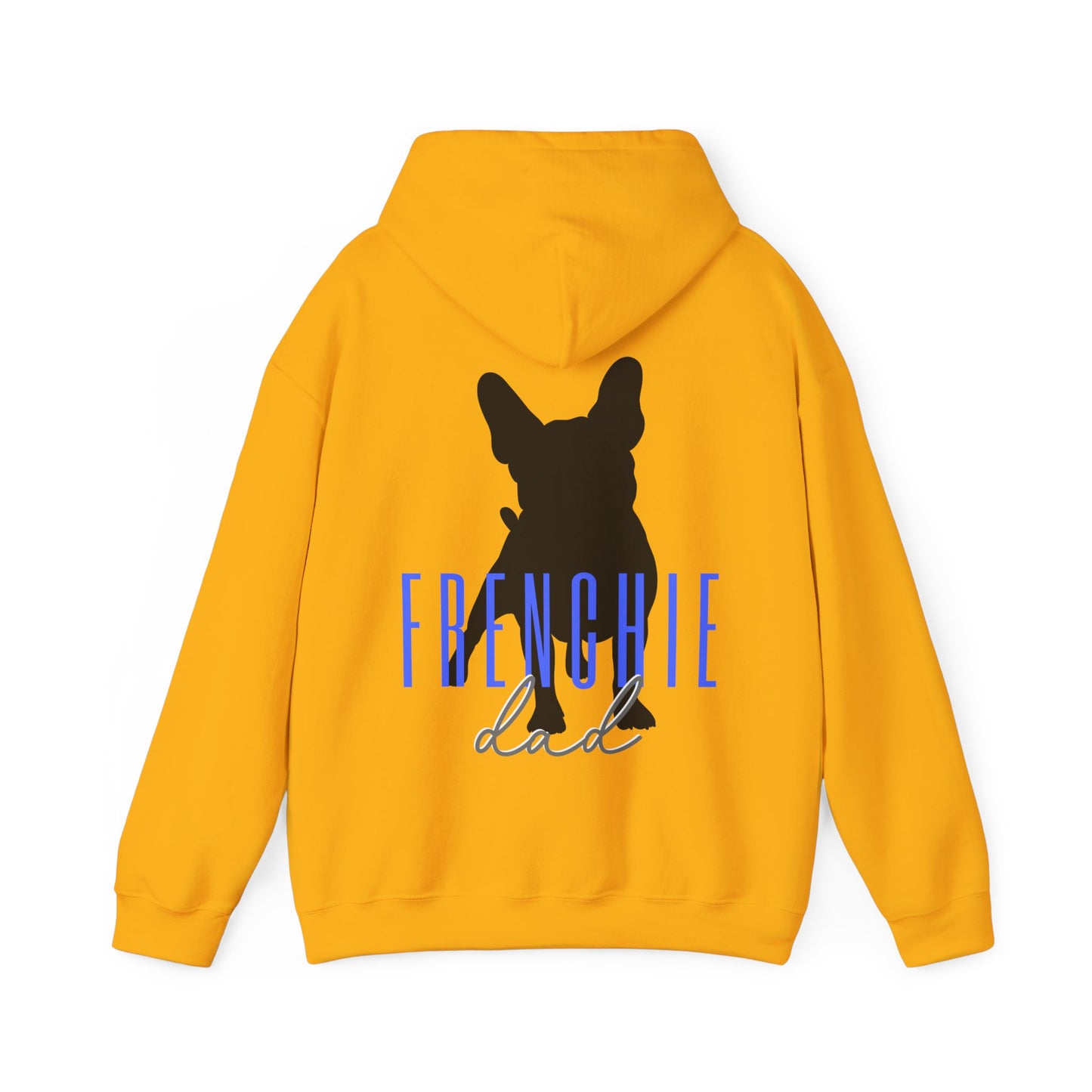 Frenchie Dad Hoodie- Blue