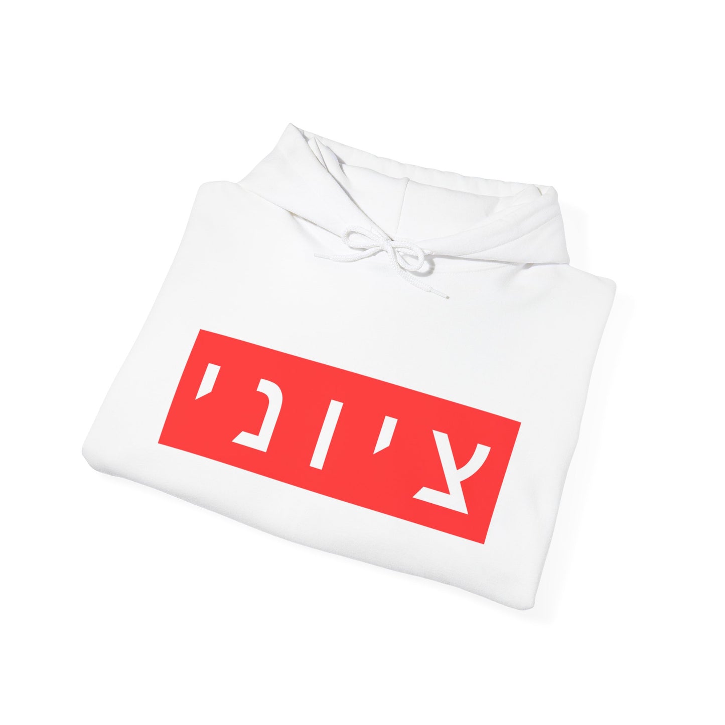 Zionist Hebrew Hoodie (for him)