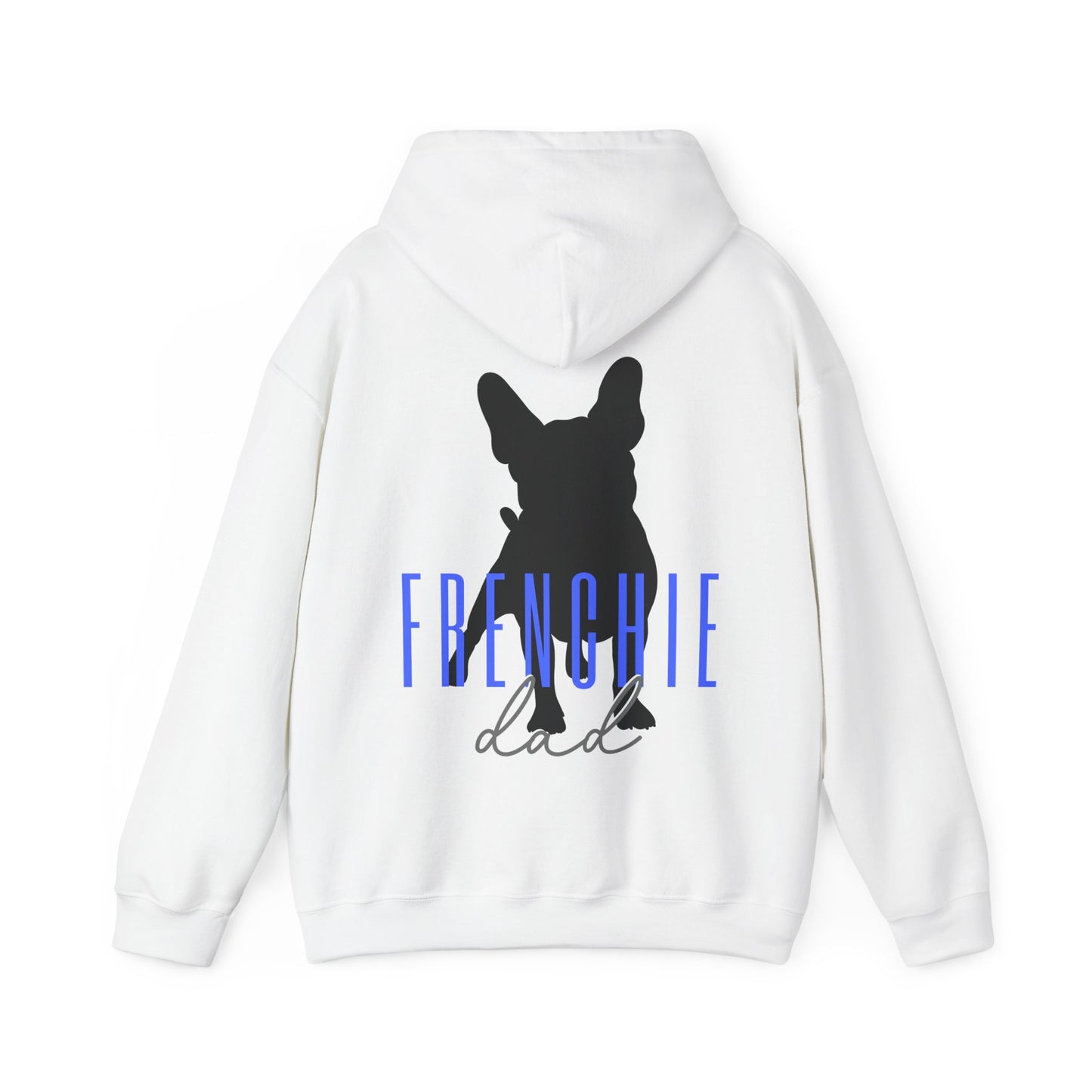 Frenchie Dad Hoodie- Blue