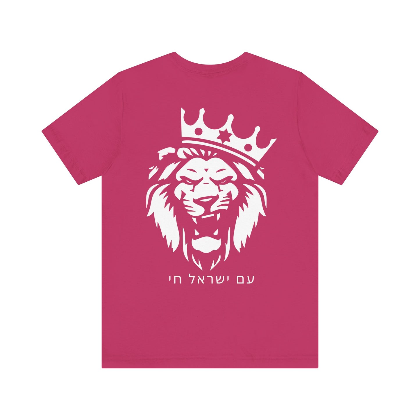 Am Yisrael Chai Hebrew Tshirt W/ Lion