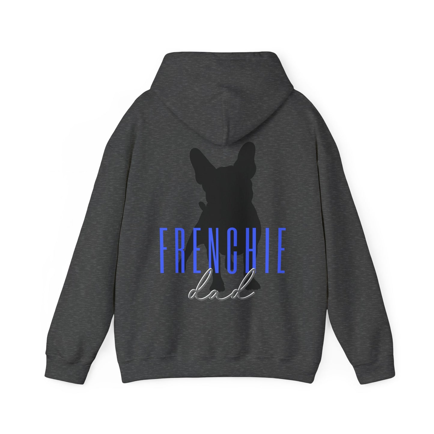 Frenchie Dad Hoodie- Blue