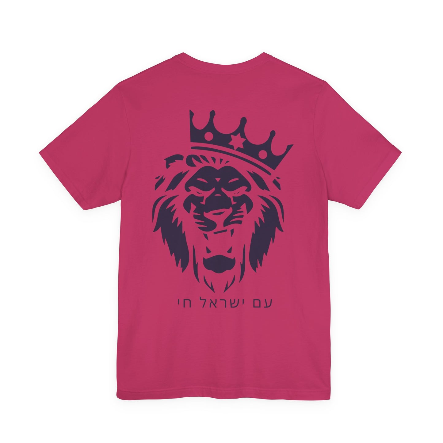 Am Yisrael Chai Hebrew T-Shirt W/ Lion
