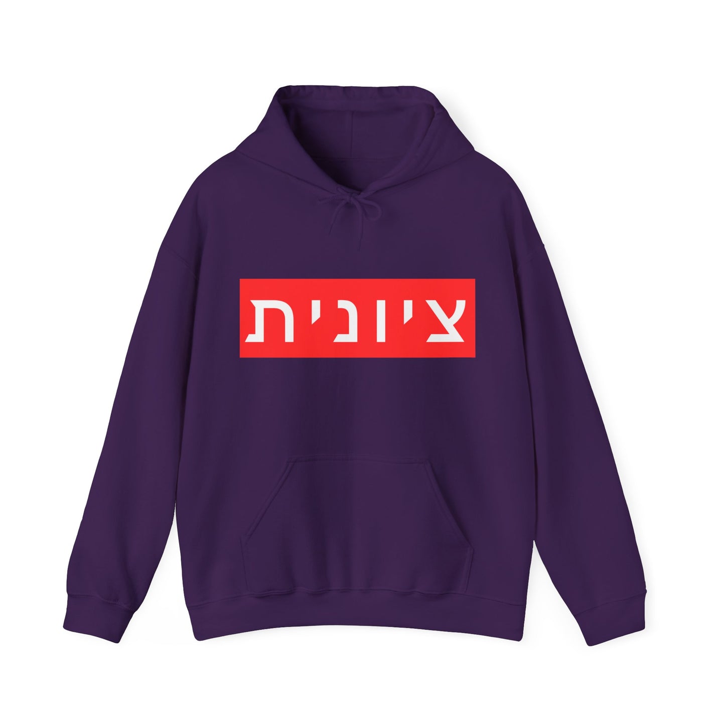 Zionist Hebrew Hoodie (for her)