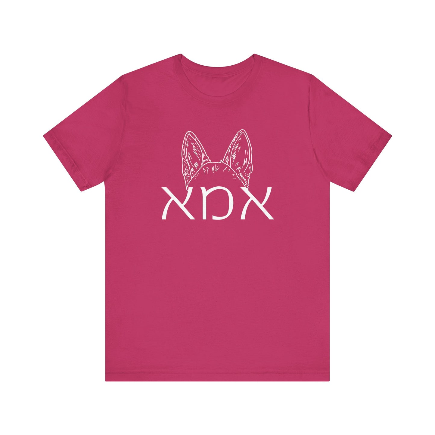 Custom Hebrew Dog Mom Tshirt