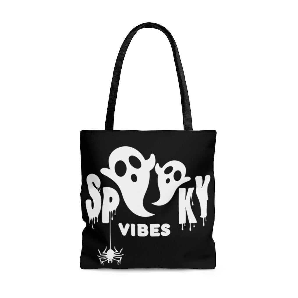Copy of Halloween Bag | Spooky Vibes Bag | Trick Or Treat Bag | Eco Bag | Reusable Bag | Gift for Mom | Halloween Gift | Halloween Candy Bag