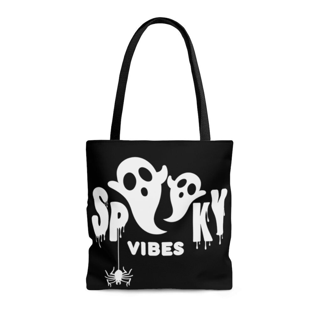 Copy of Halloween Bag | Spooky Vibes Bag | Trick Or Treat Bag | Eco Bag | Reusable Bag | Gift for Mom | Halloween Gift | Halloween Candy Bag