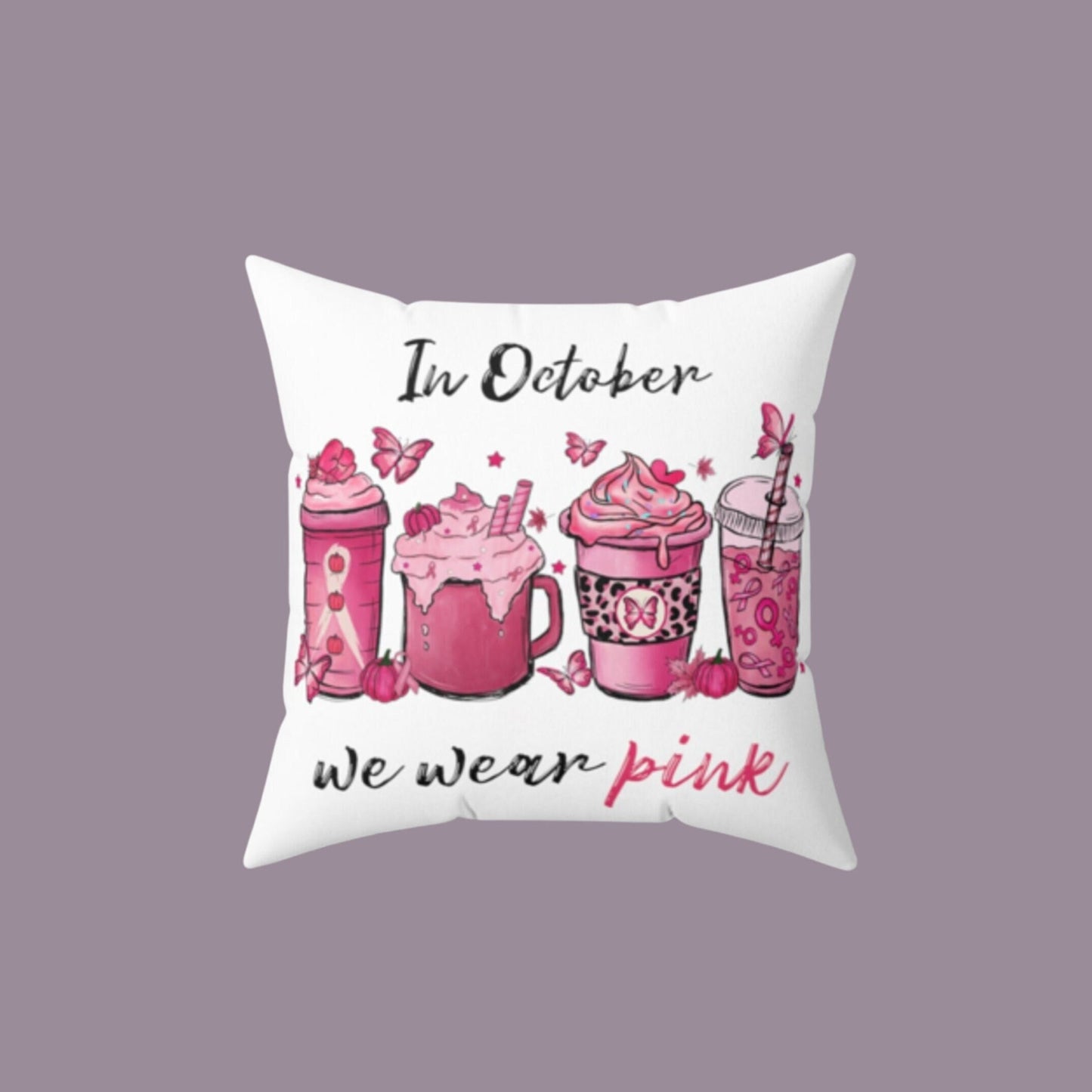 Breast Cancer Pillow + Cover