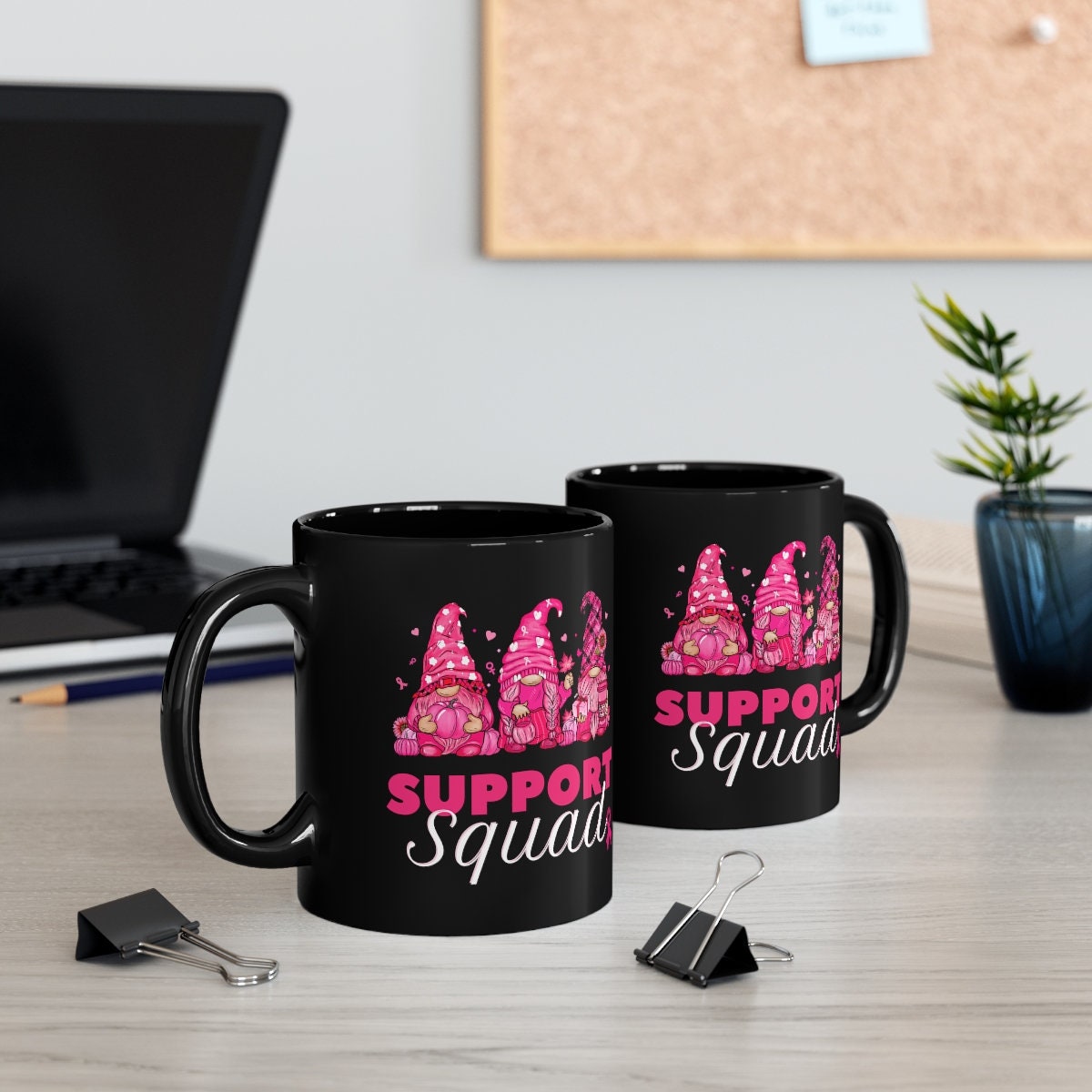 Breast Cancer Gnome Mug