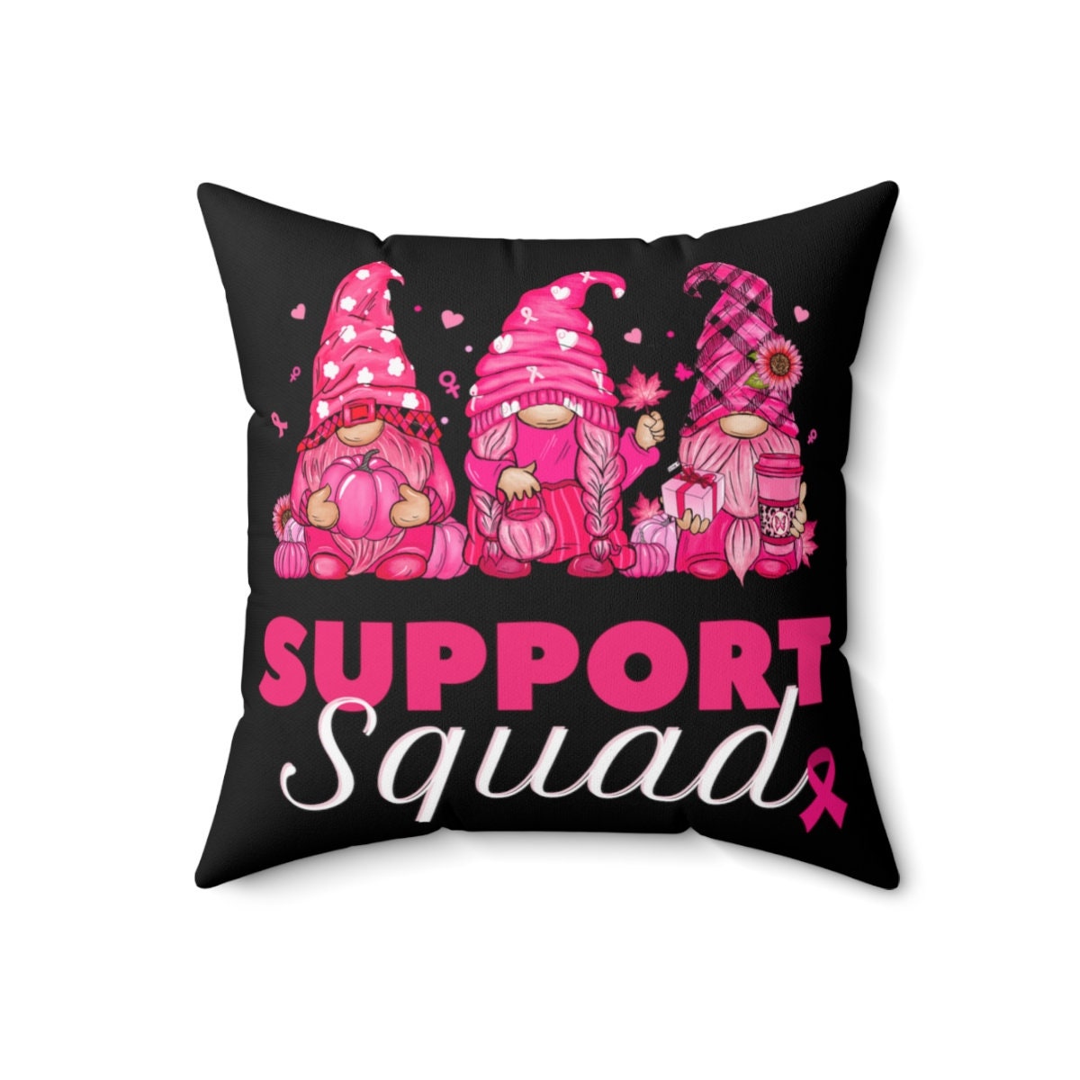 Breast Cancer Gnome Pillow