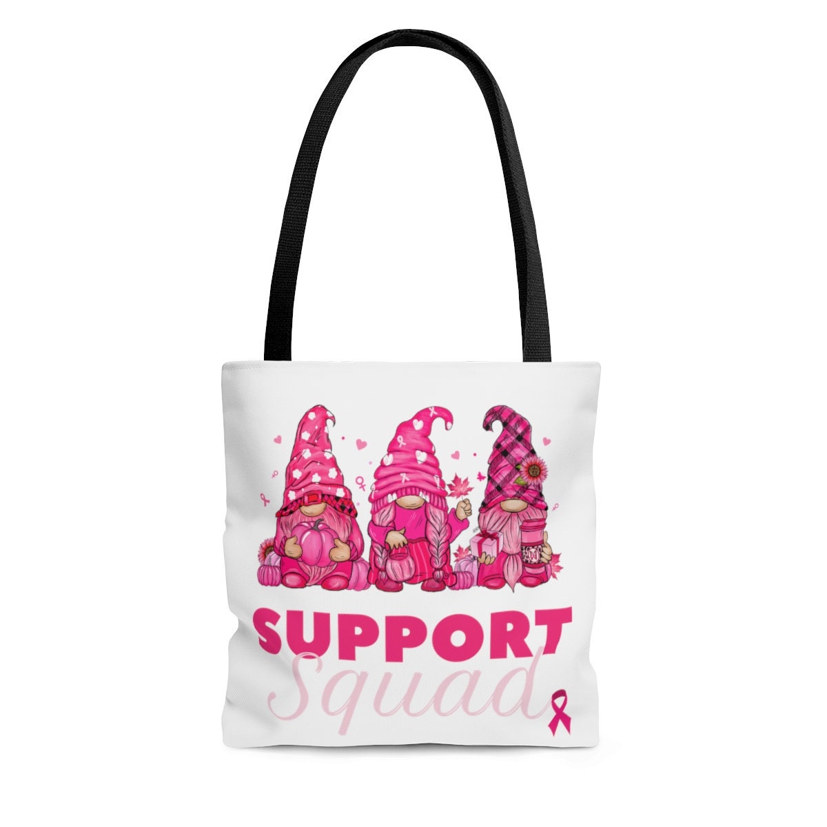 Breast Cancer Gnome Tote