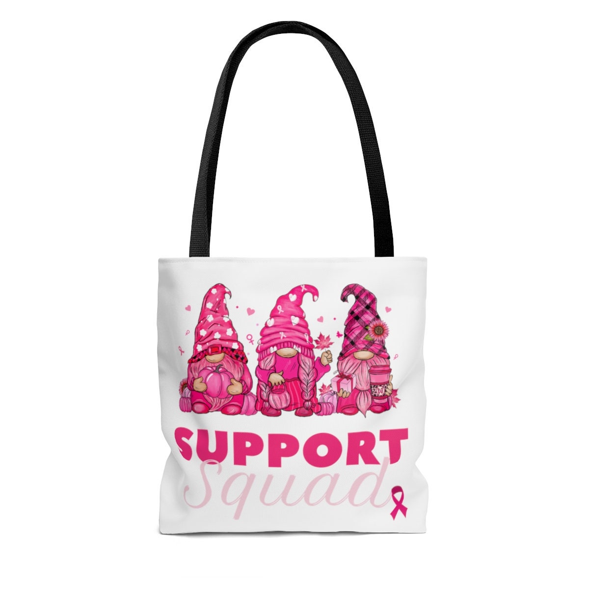 Breast Cancer Gnome Tote