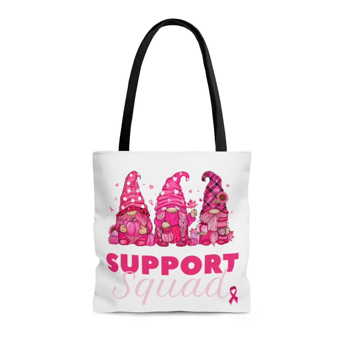 Breast Cancer Gnome Tote