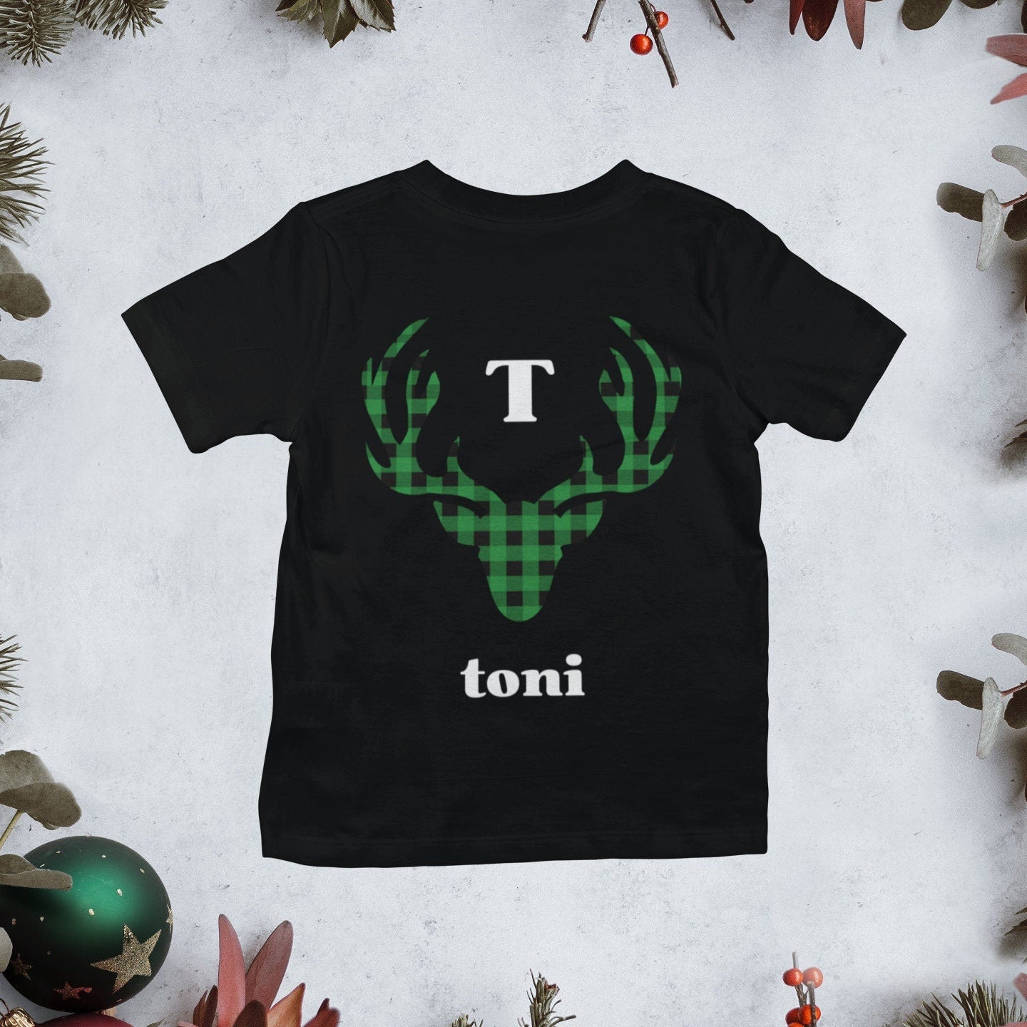Christmas Family Matching T-Shirt | Reindeer Shirt | Custom Tee | Matching Christmas Morning Gift | Tis The Season | Matching Holiday Family