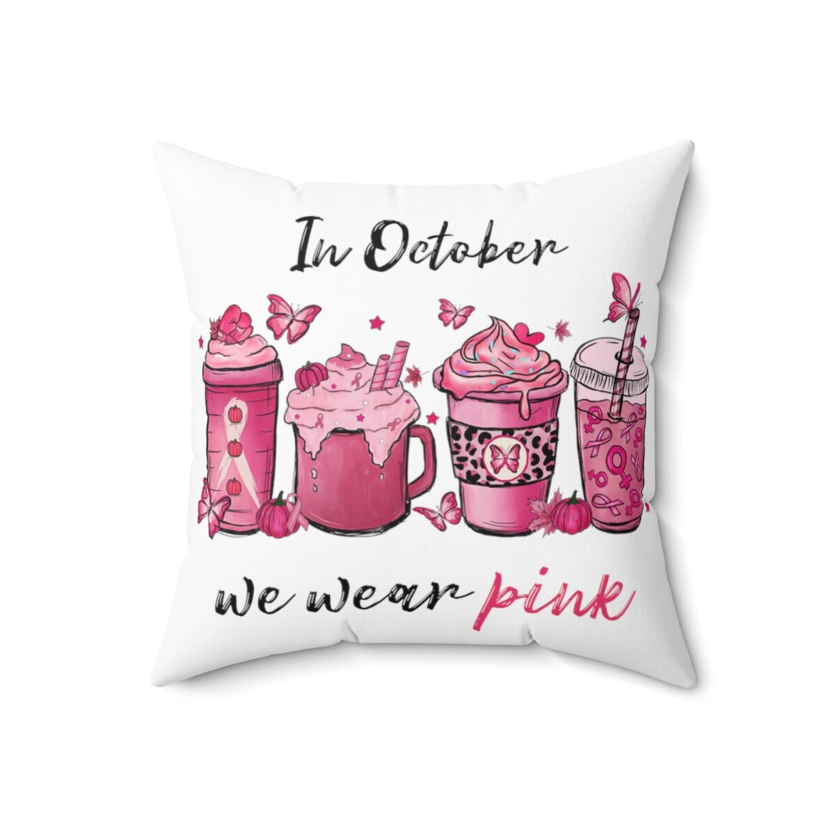 Breast Cancer Pillow + Cover