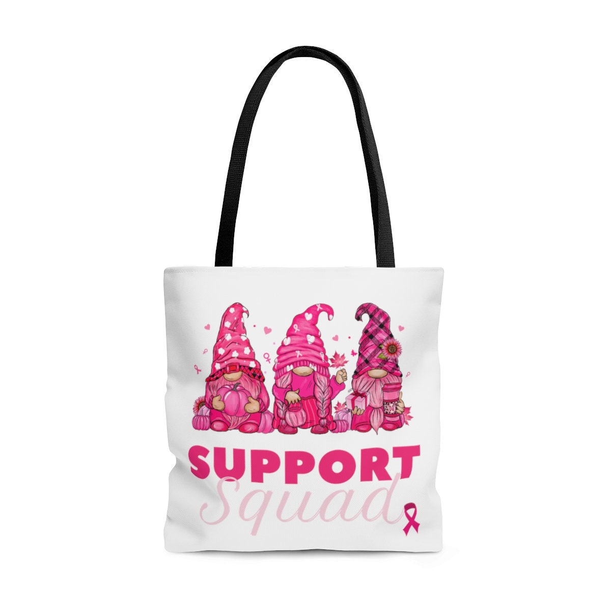 Breast Cancer Gnome Tote