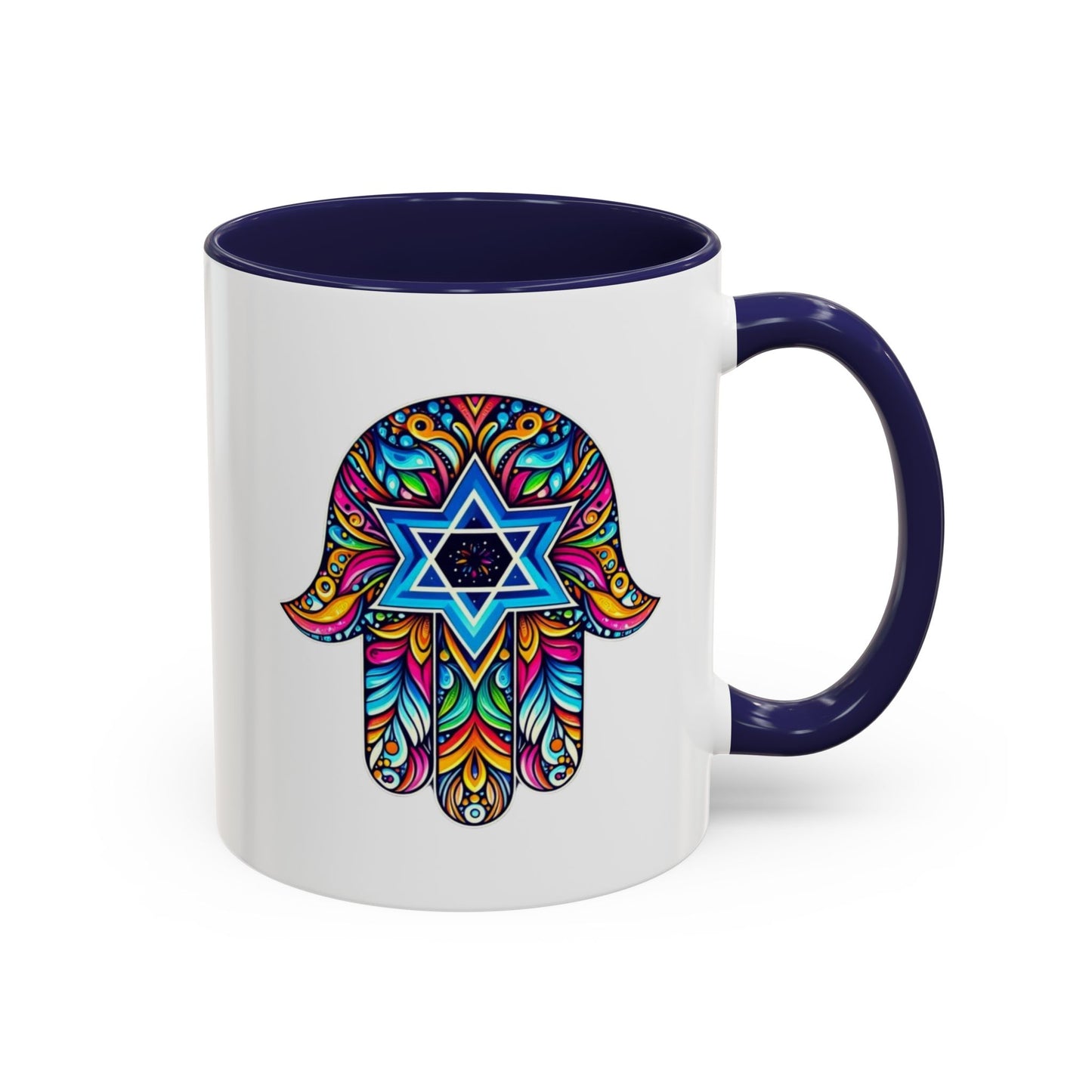 Hamsa Star of David Mug