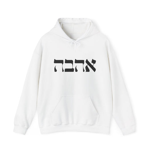 Ahava Hebrew Love Sweatshirt | Hebrew Tee | Israel Tshirt | Jewish Gift | Jewish Mom Gift Jewish Dad | Gift For Jewish Woman | Israeli Shirt