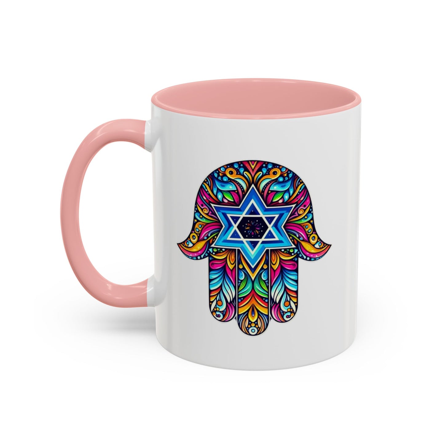 Hamsa Star of David Mug