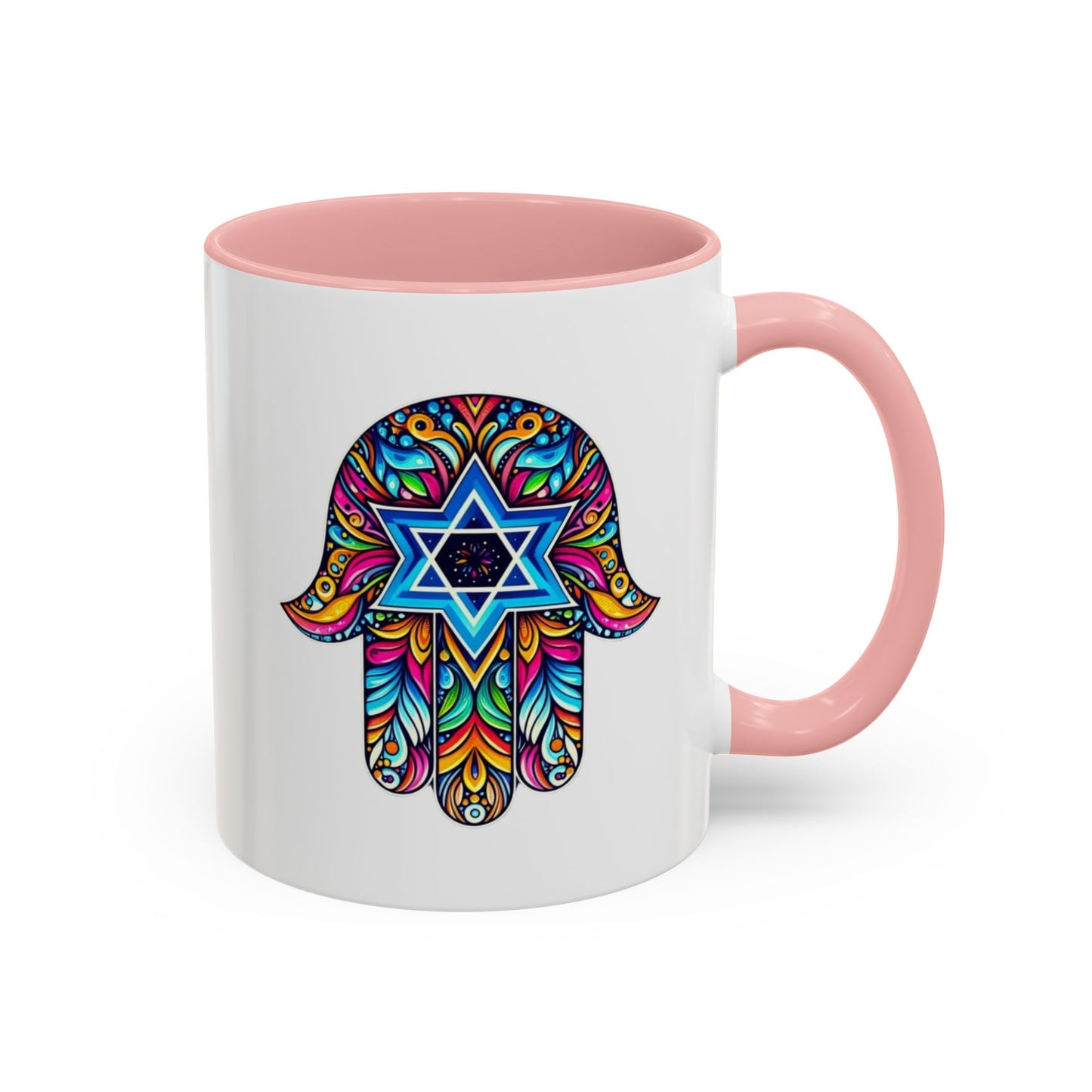 Hamsa Star of David Mug