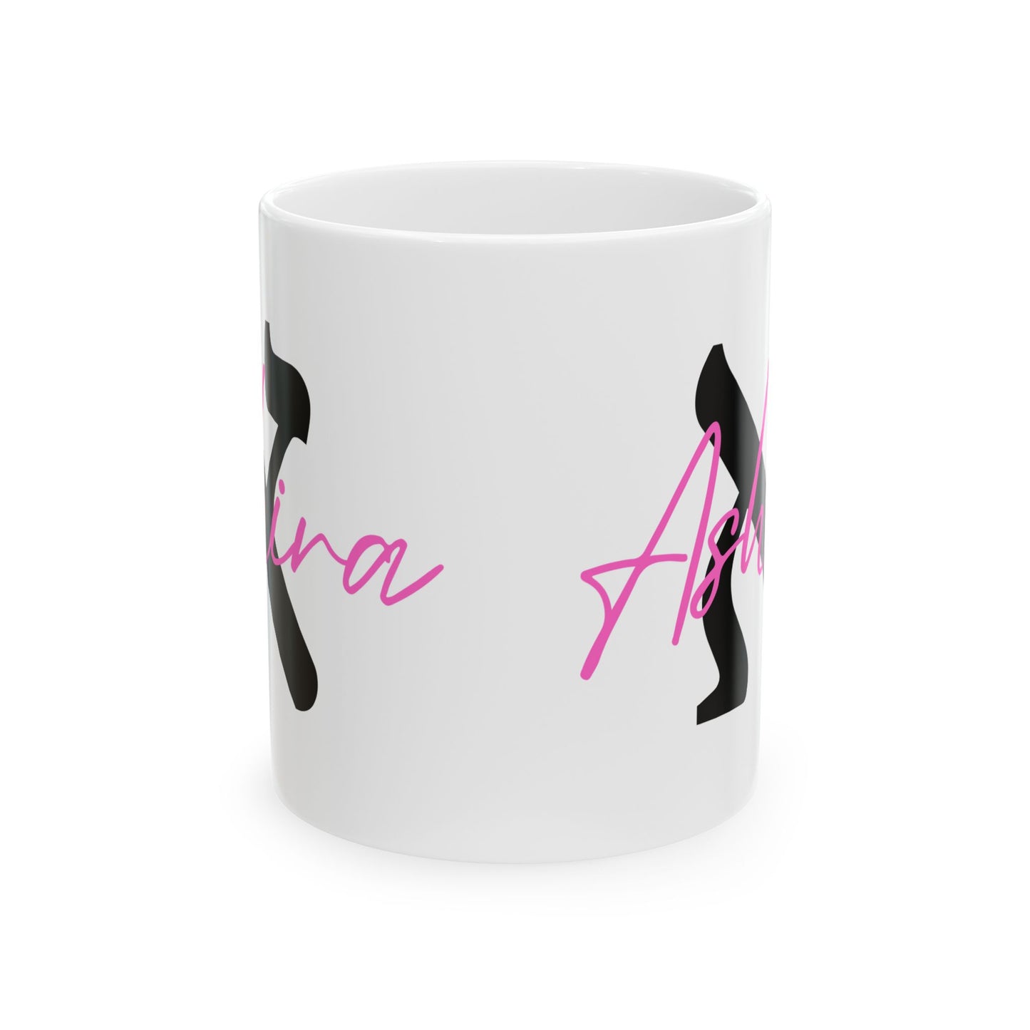 Custom Hebrew Initial & Name Mug