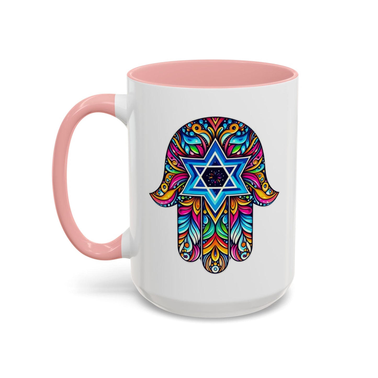 Hamsa Star of David Mug