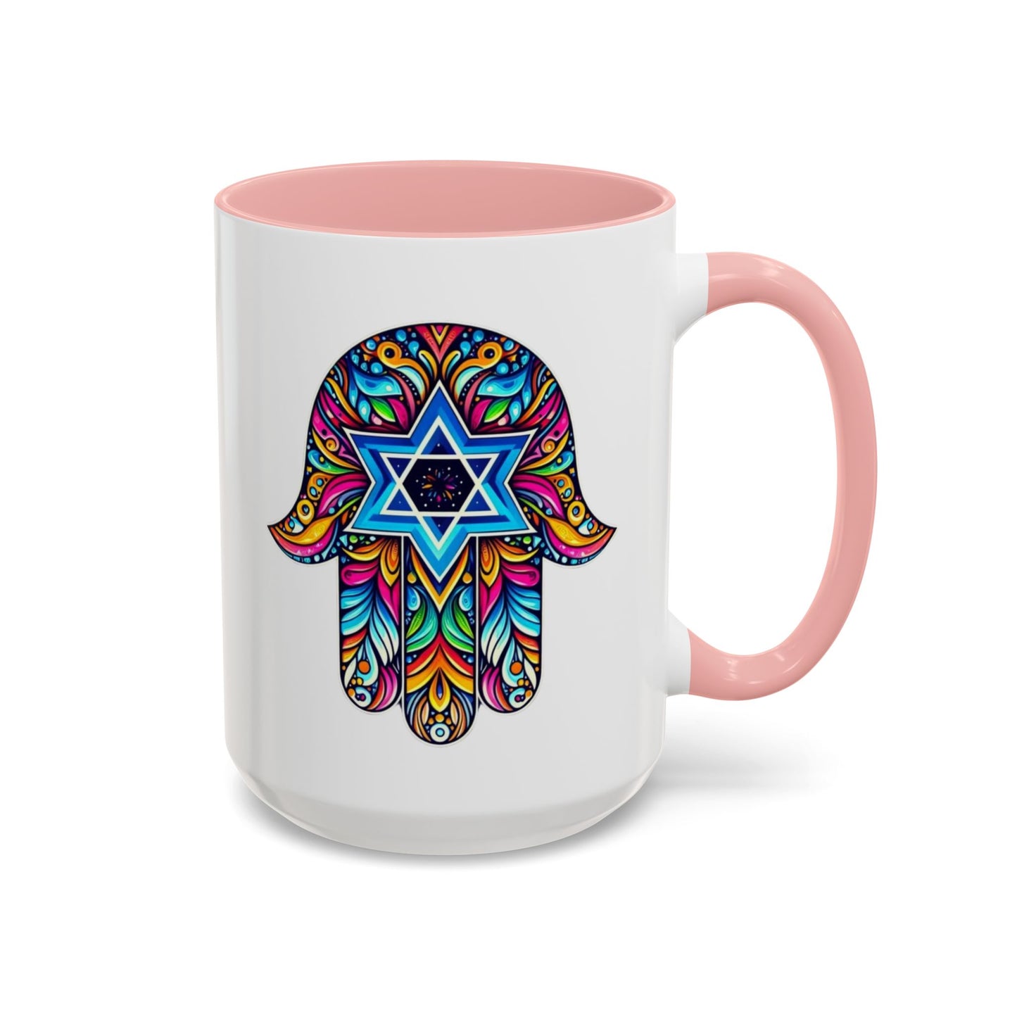 Hamsa Star of David Mug