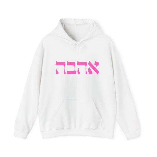 Ahava Hebrew Love Sweatshirt | Hebrew Tee | Israel Tshirt | Jewish Gift | Jewish Mom Gift Jewish Dad | Gift For Jewish Woman | Israeli Shirt