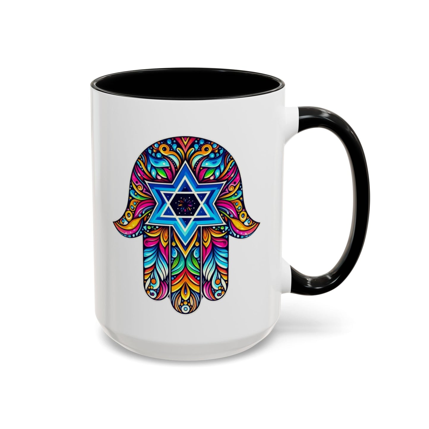 Hamsa Star of David Mug