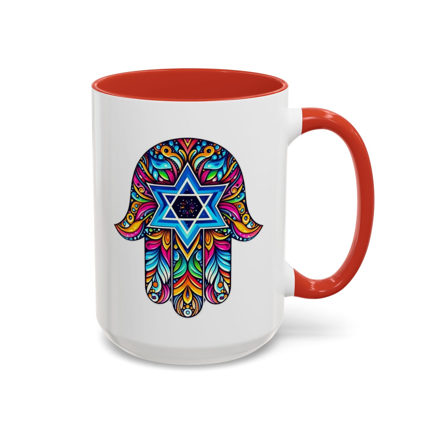 Hamsa Star of David Mug
