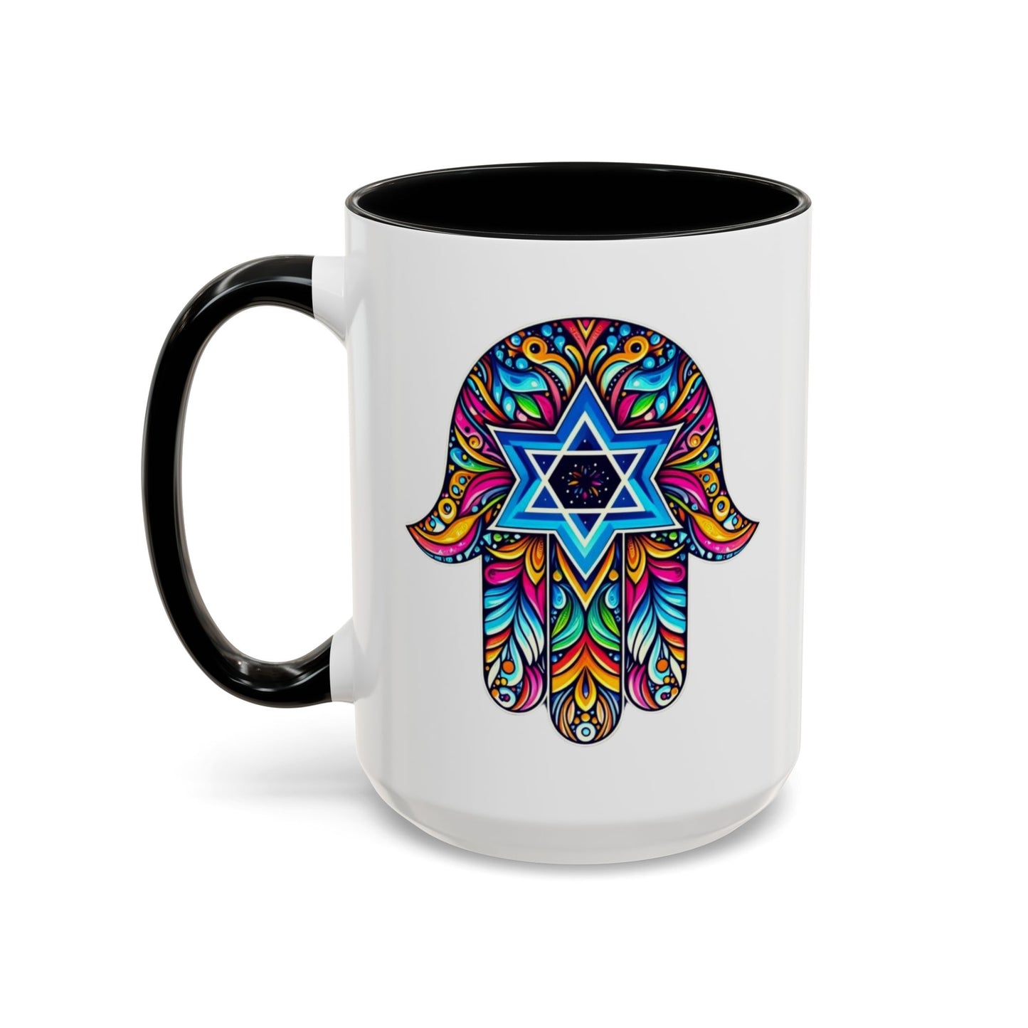 Hamsa Star of David Mug