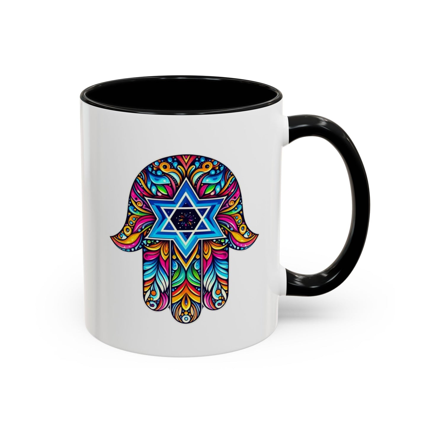 Hamsa Star of David Mug
