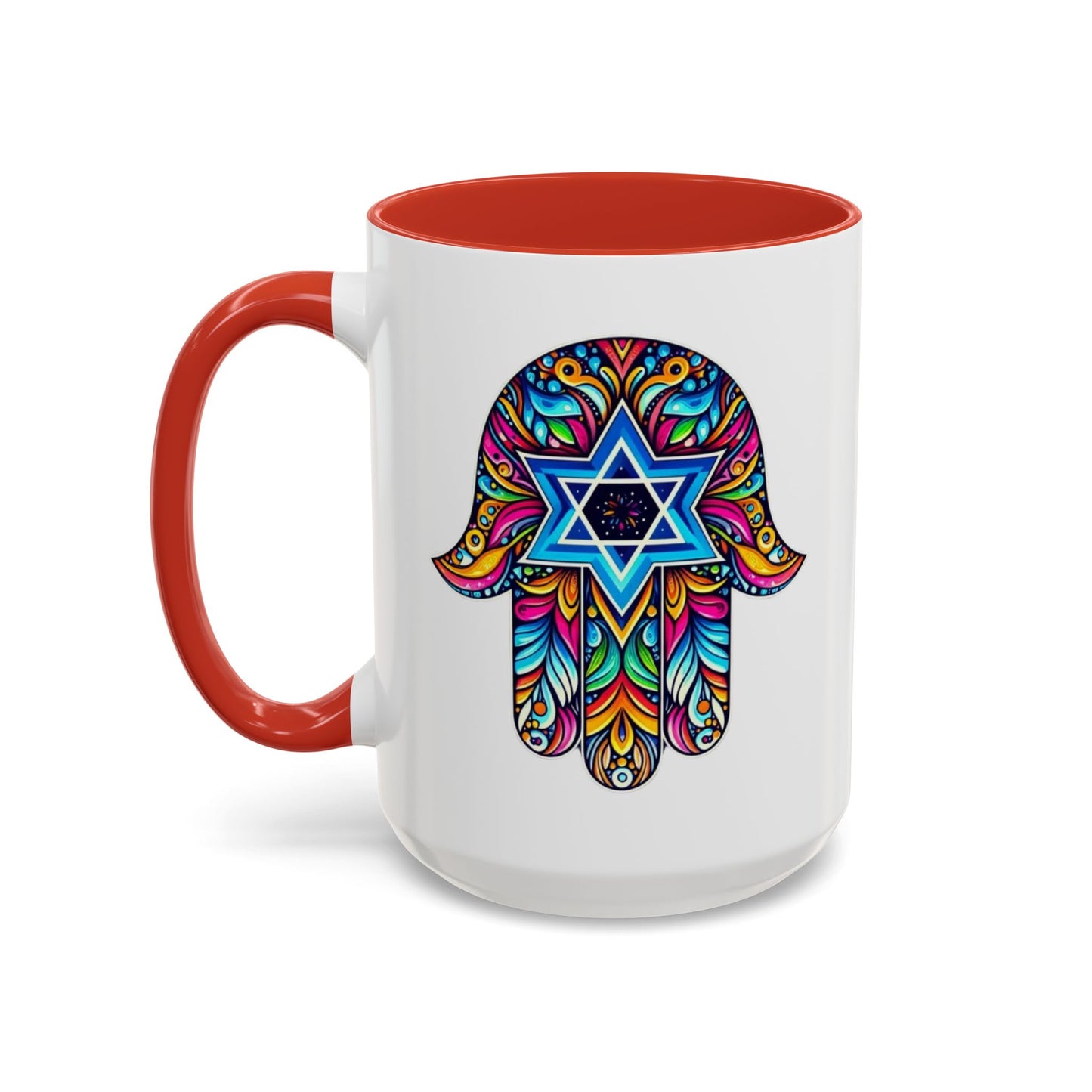 Hamsa Star of David Mug