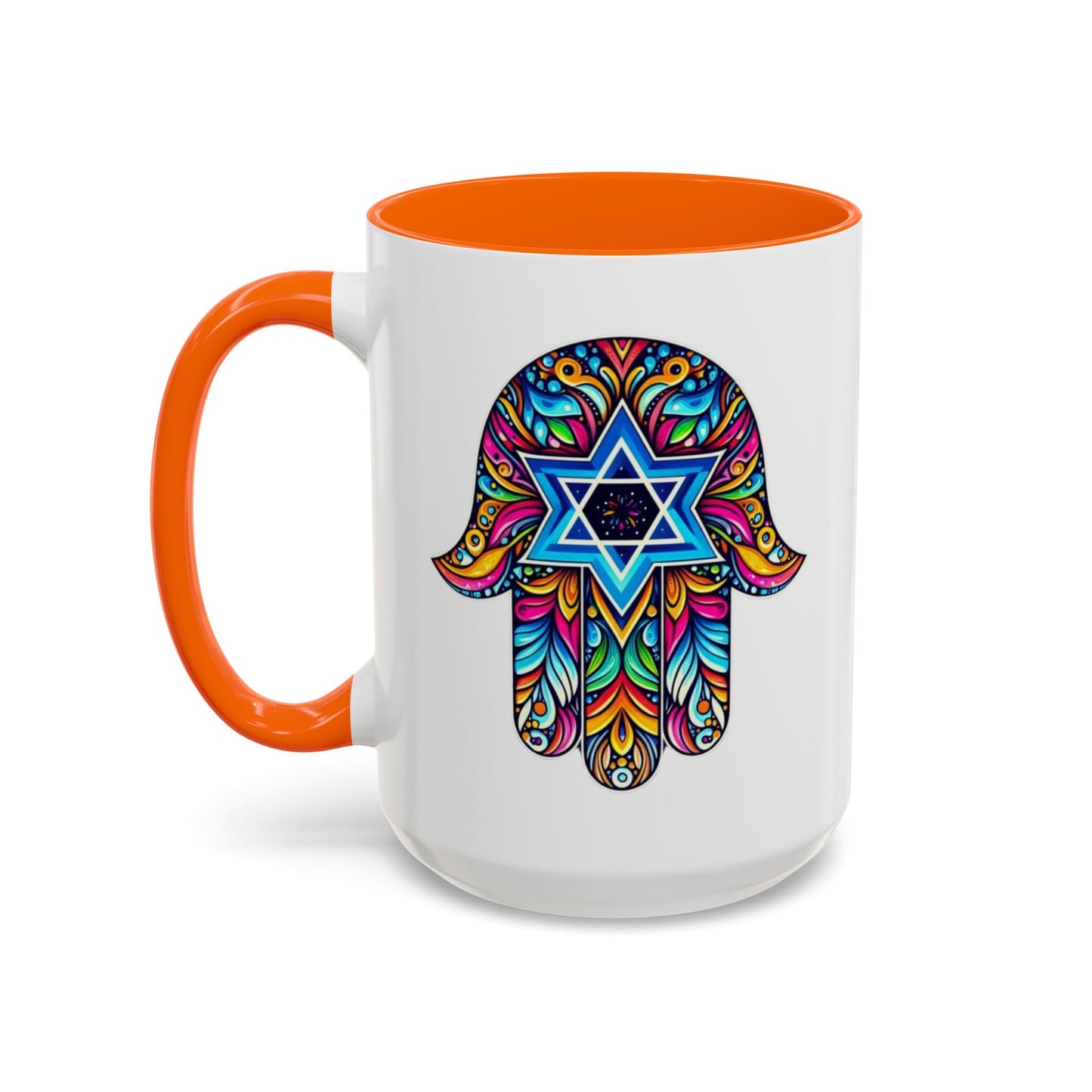 Hamsa Star of David Mug