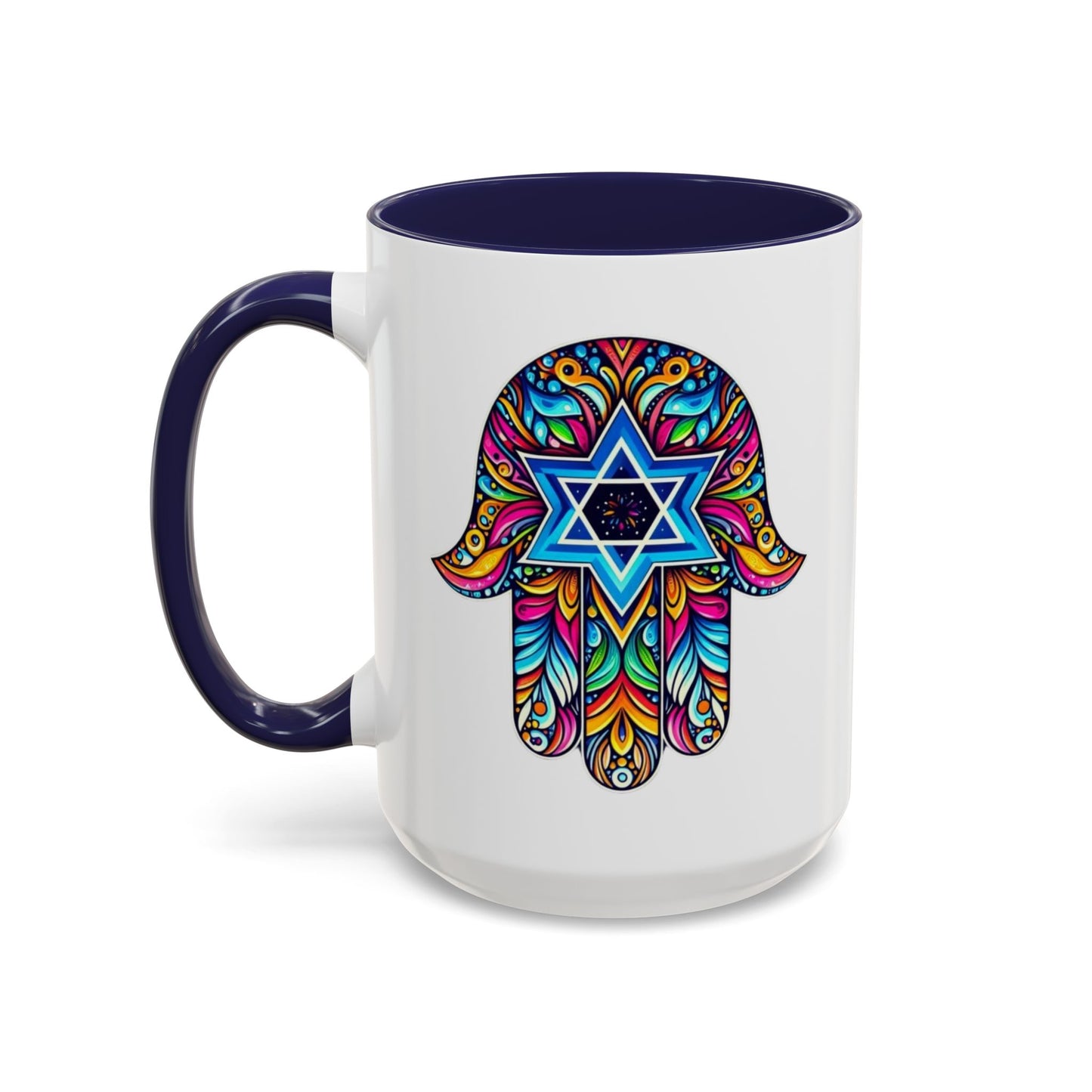 Hamsa Star of David Mug