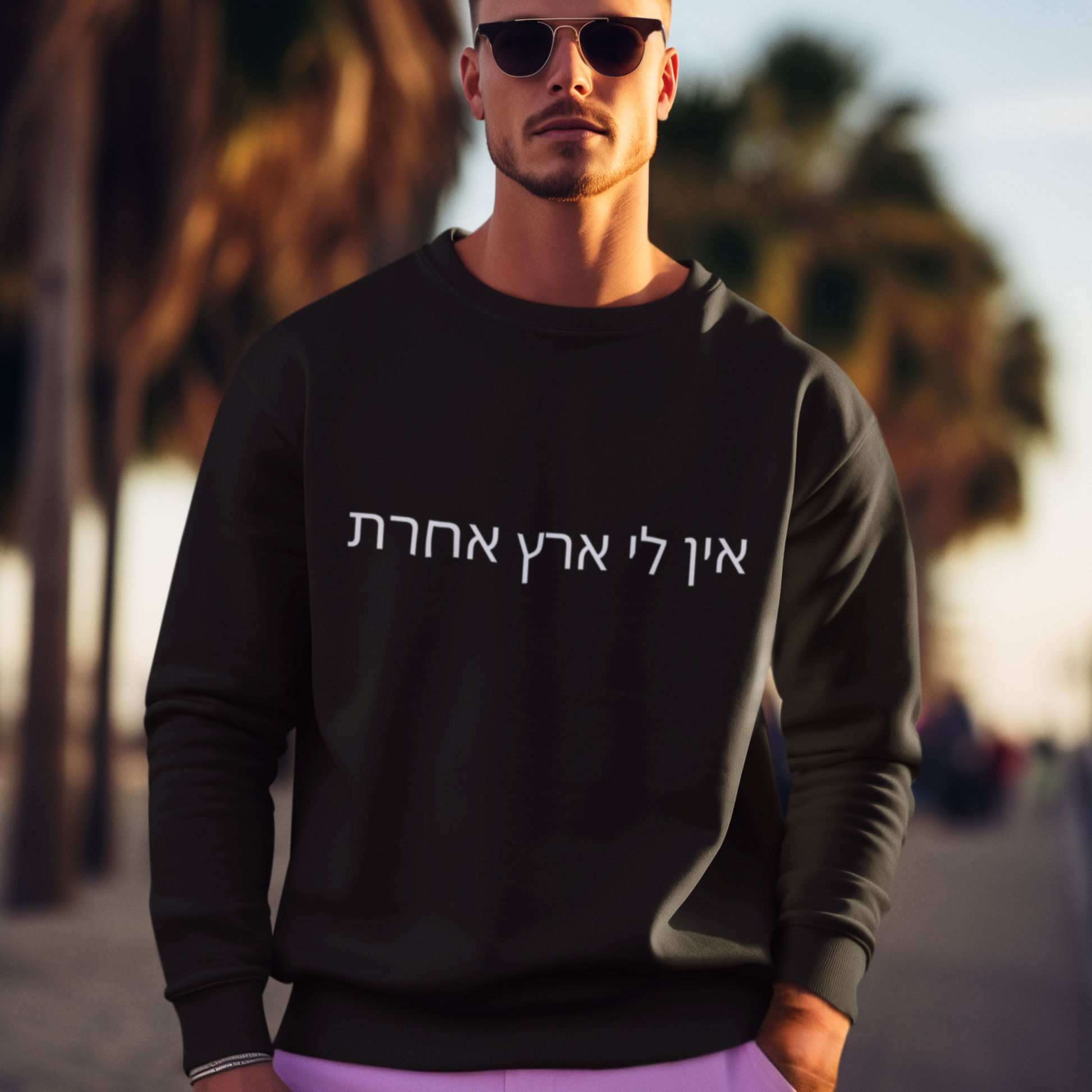 I have no other land in Hebrew
